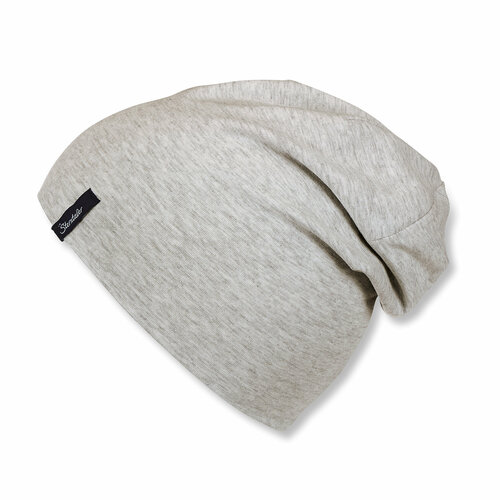Шапка Sterntaler, размер 55, серый шапка тюрбан детская двухслойная шелковая сатиновая регулируемая однотонная
