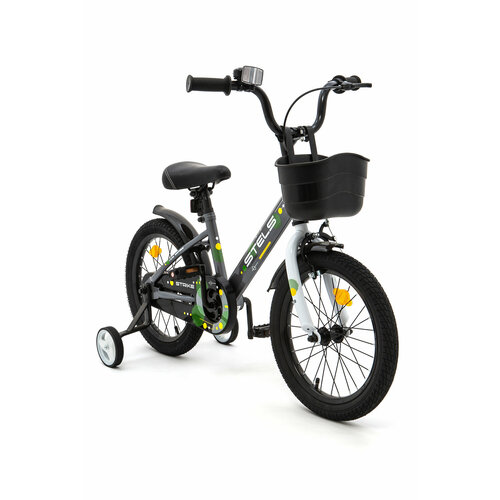 Велосипед детский 16 Stels Strike VC Z010 Серый для девочки и мальчика на рост 100-125 см от 4 до 6 лет 1000000₽