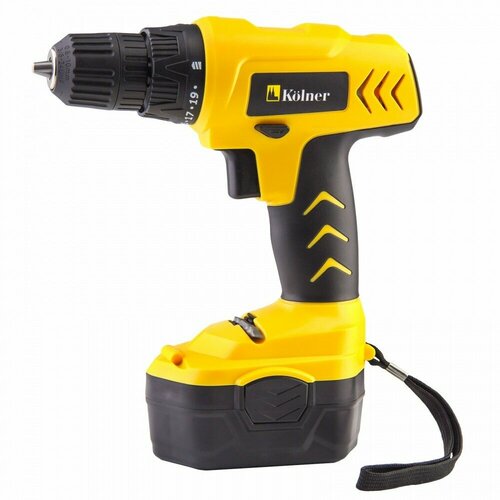 Дрель-шуруповерт аккумуляторная Kolner 7627₽
