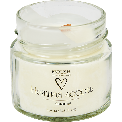 Свеча ароматизированная в стекле Нежная любовь SLOVE100-5 белая 6 см 1242₽