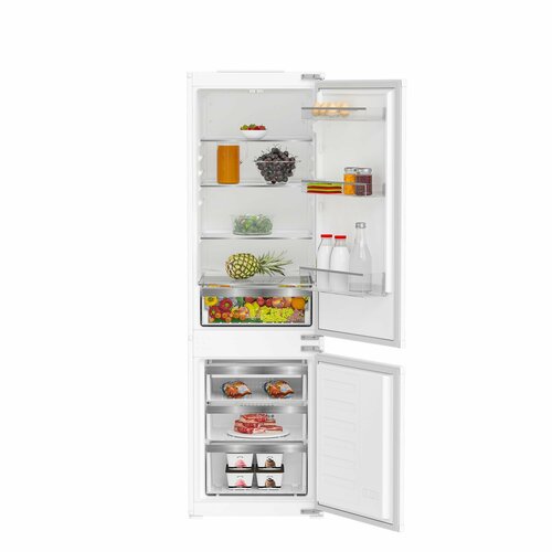 Встраиваемый двухкамерный холодильник Hotpoint HBH 18, белый