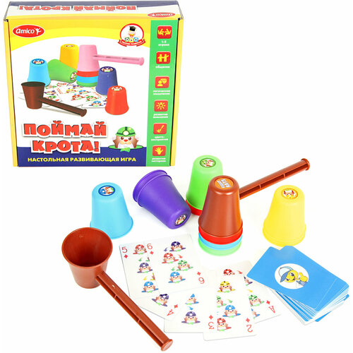 Игра настольная Поймай крота Amico 850₽