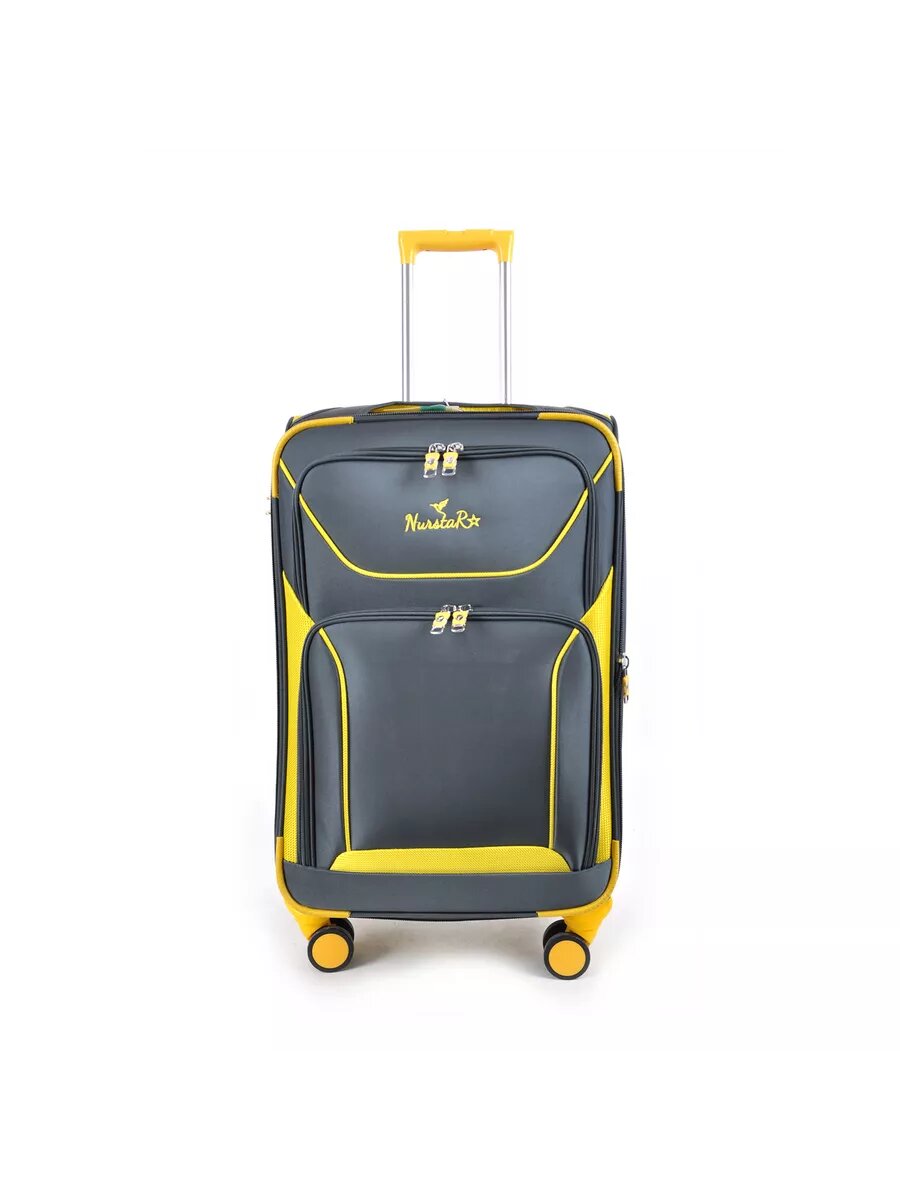 фото Чемодан тканевый на колесах ручная кладь S