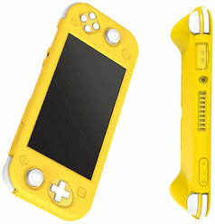 Силиконовый чехол MyPads для Nintendo Switch Lite Желтый Dobe TNS-19073