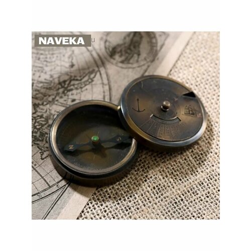 Компас латунь 