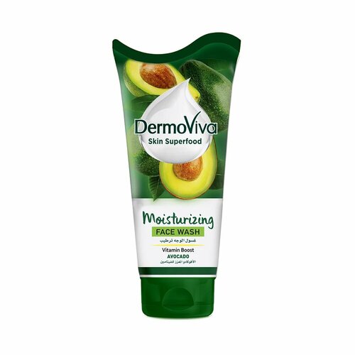 DermoViva MOISTURIZING Face Wash AVOCADO Dabur увлажняющий гель для умывания с авокадо - заряд витаминов Дабур 150 мл 920₽