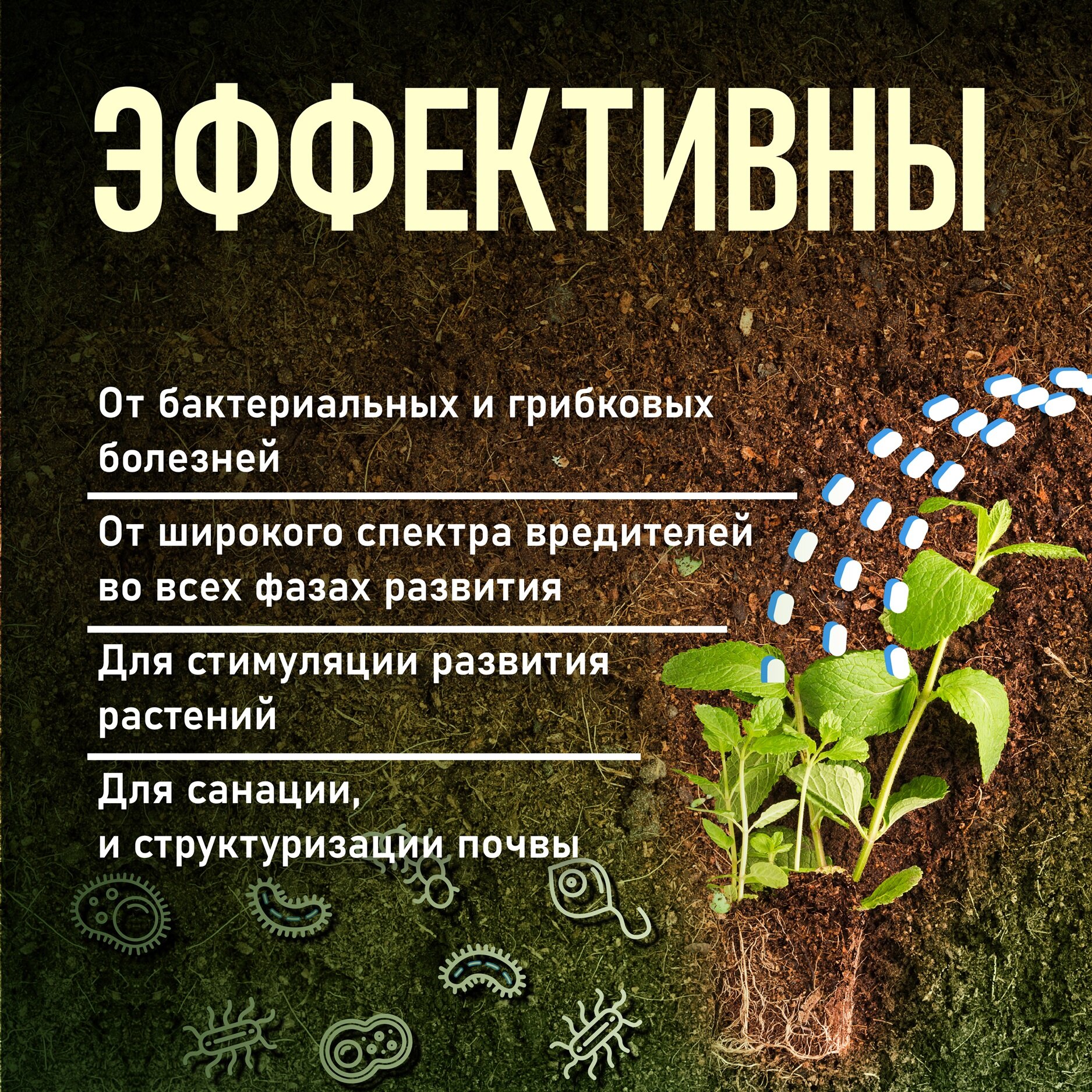 Изображение Биоинсектицид "Биоместин", для защиты широкого спектра насекомых