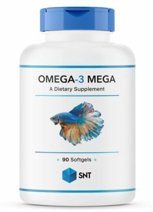 SNT Omega 3 Mega softgel 330EPA 220DHA Омега 3 Мега 1400мг для иммунитета  90 капсул