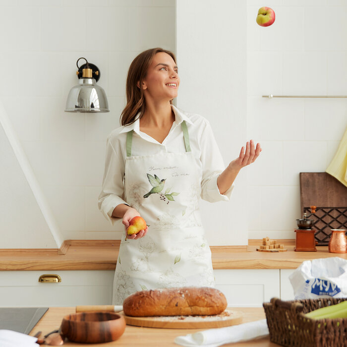 Фартук "Готовь с душой" 60х70см, 100% хл, саржа 190 г/м2