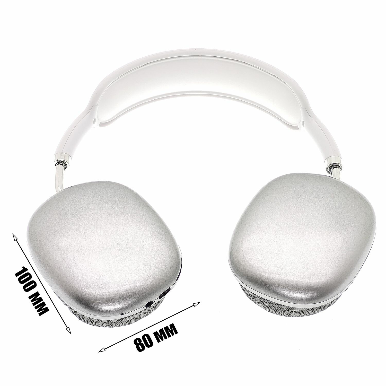Наушники беспроводные Bluetooth с микрофоном и радио Орбита OT-ERB53 Серые — фото 1
