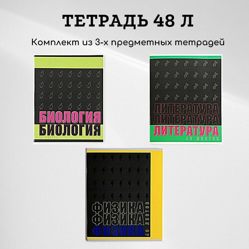 Комплект предметных тетрадей из 3-х штук