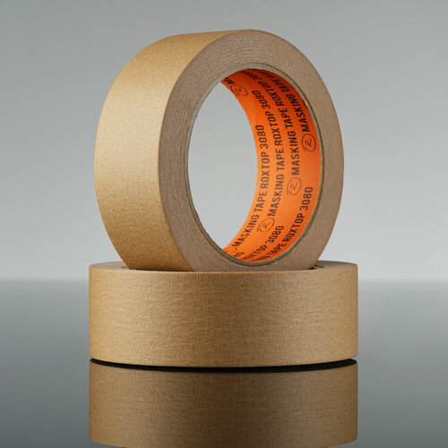 RoxelPro Малярная лента ROXTOP 3080, 80°, коричневая, 36мм х 40м, 3 шт./упак.