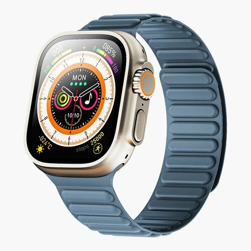 Ремешок для iWatch 49454442 mm Keephone FineWoven Loop Magnetic Bands Голубой 2100₽