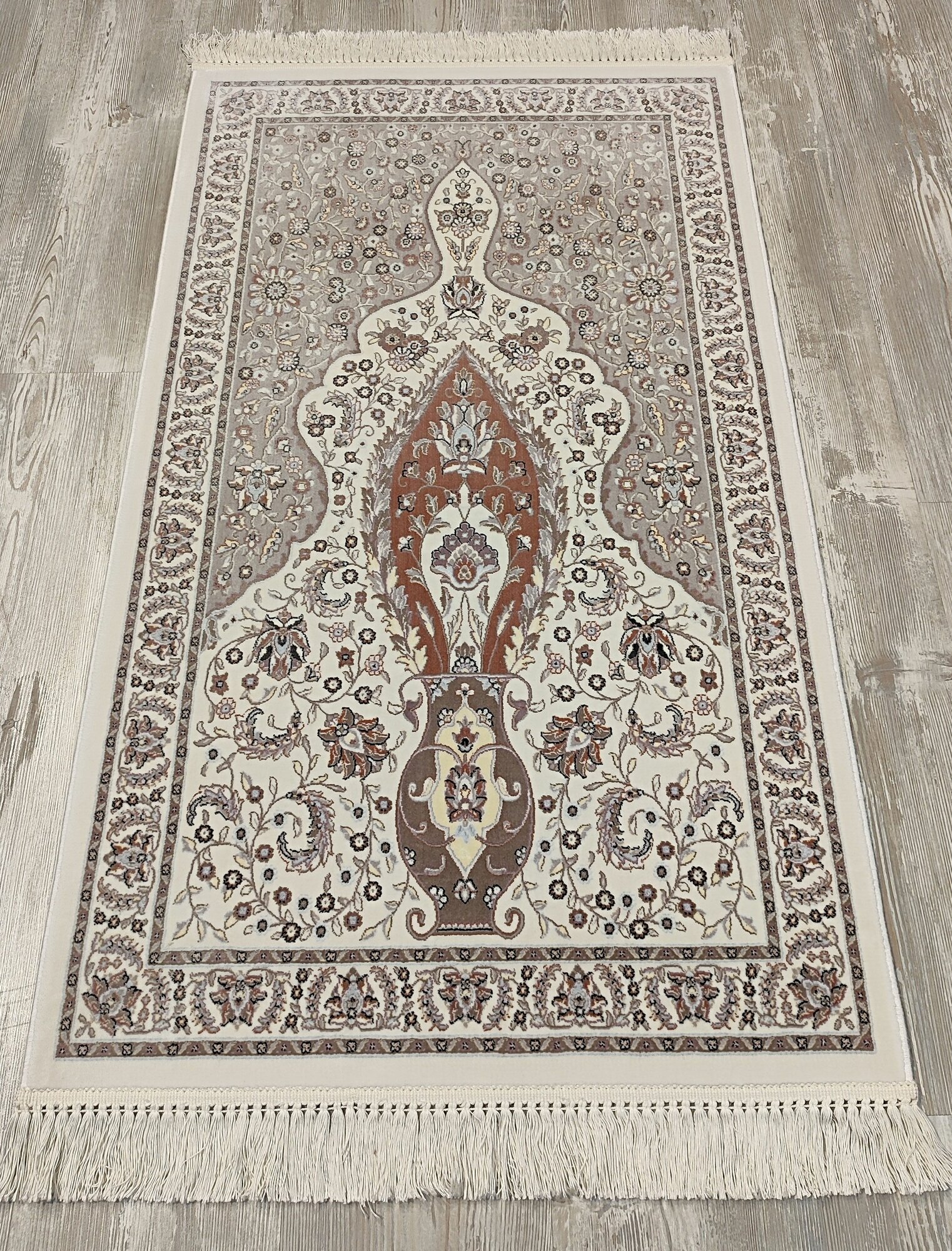 Ковер Roger Vanden Bergh Unique, молитвенный, для намаза, бамбуковый шелк — фото 1