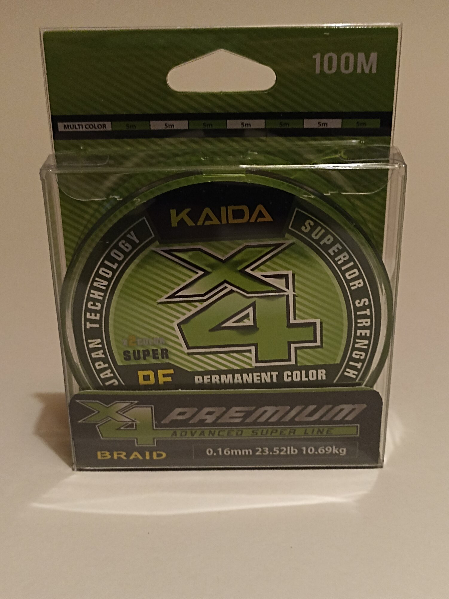 Плетенка Kaida Premium 100m 0.16mm 10,69kg
