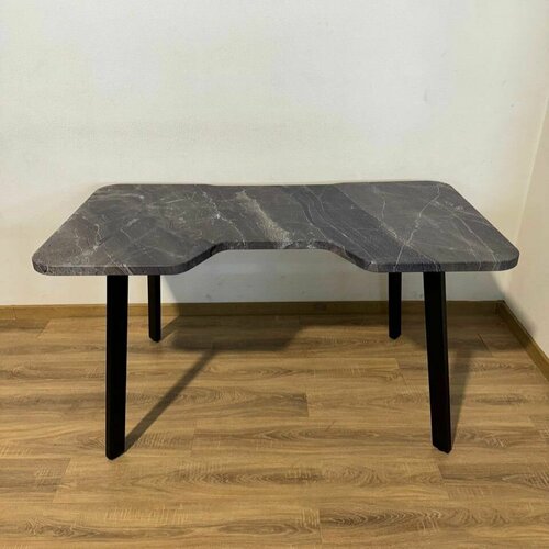 Стол письменный компьютерный с двумя вырезами THETABLE 140х80 см 2.18/4.1