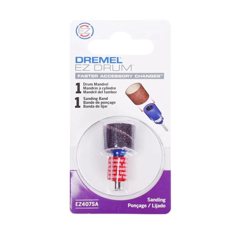 Dremel EZ Lock набор шлифовальных барабанов и оправок 1/2 дюйма