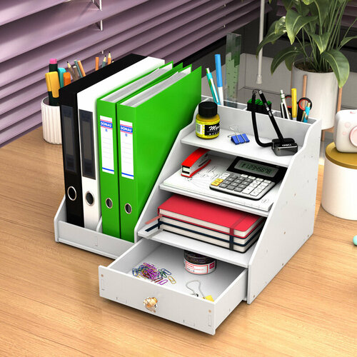 Настольный органайзер для документов, папок и канцелярских принадлежностей