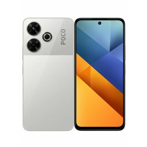 Смартфон Poco M6 8256Gb Серебристый RU 18840₽