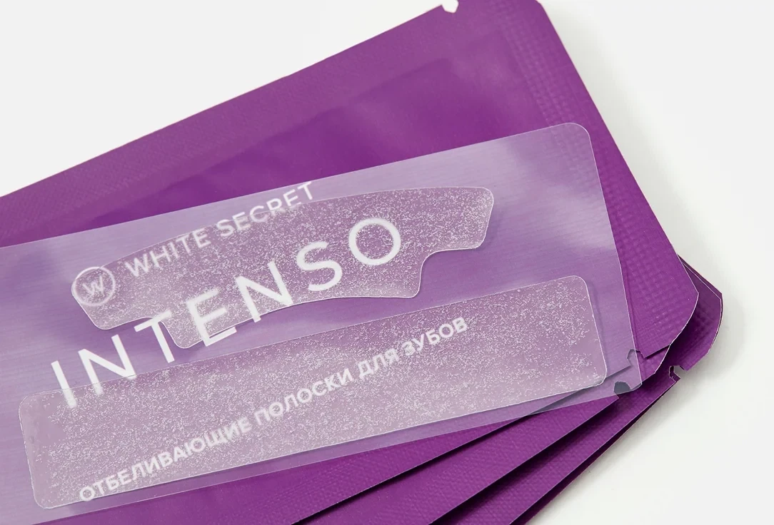 Картинки Отбеливающие полоски White Secret Intenso, 14 пар