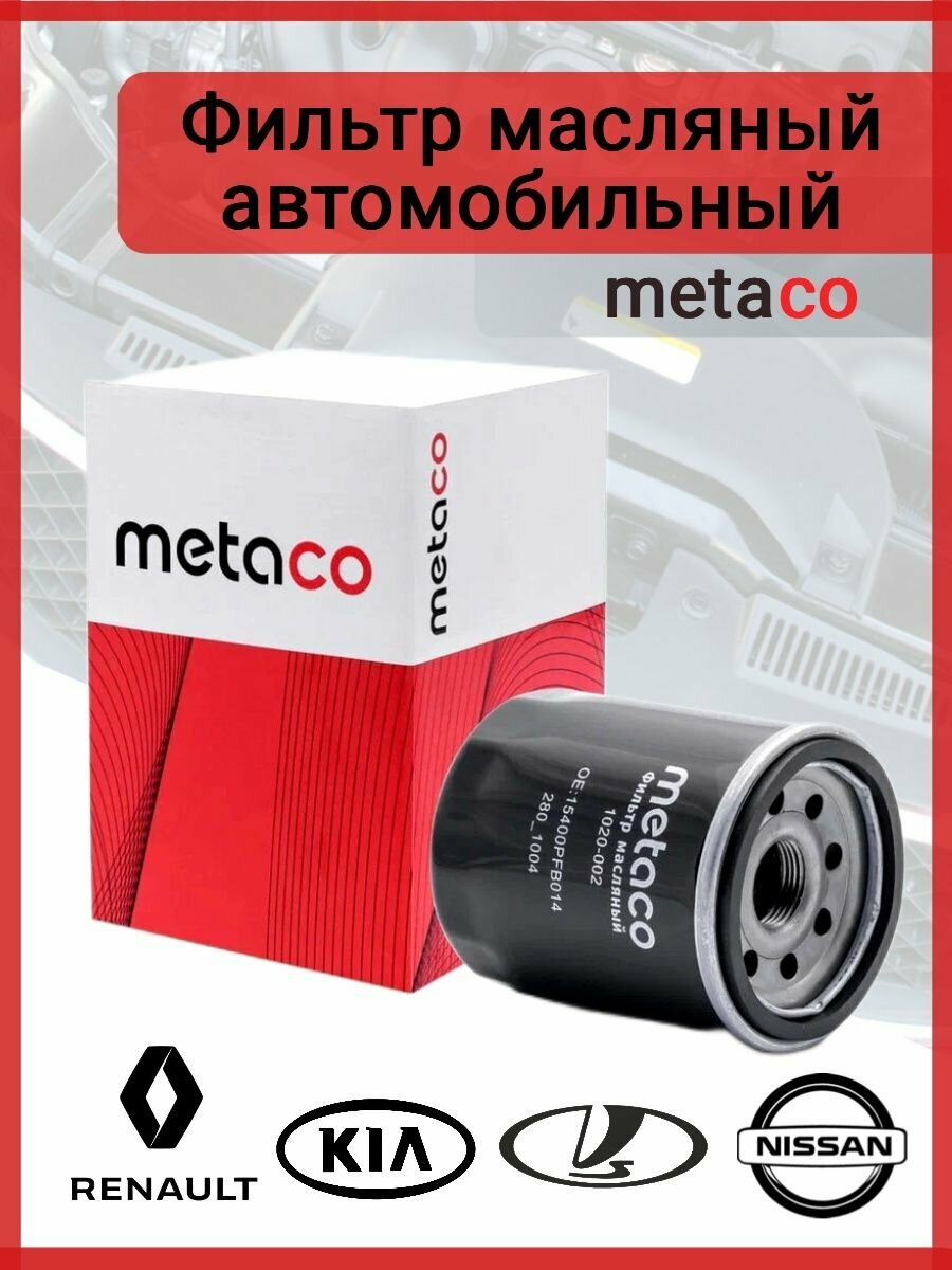 Фильтр масляный Nissan Honda Mitsubishi Renault Киа Лада