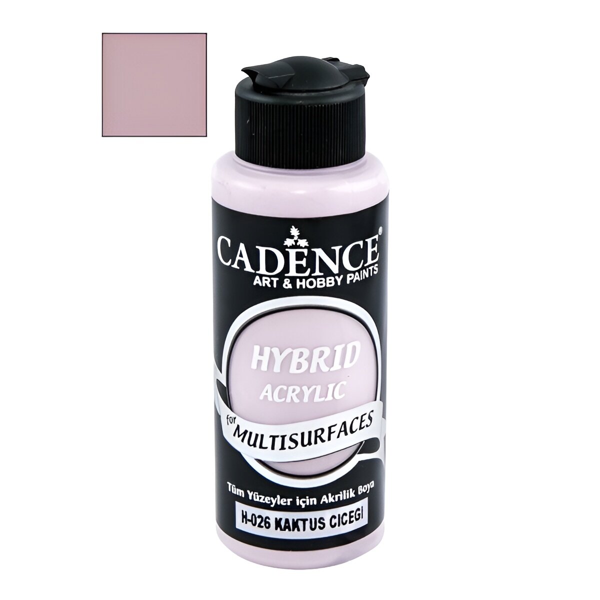 Акриловая краска Cadence Hybrid Acrylic Paint, 120 ml. Cactus Flower H-026