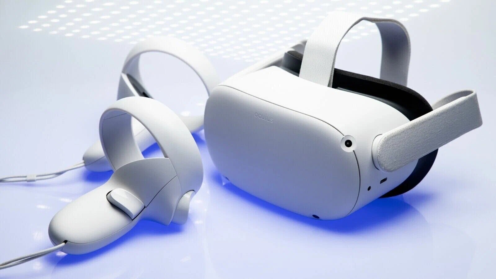 Шлем виртуальной реальности "Oculus Quest 2", 90Гц, 128ГБ, белый, разрешение 3664x1920