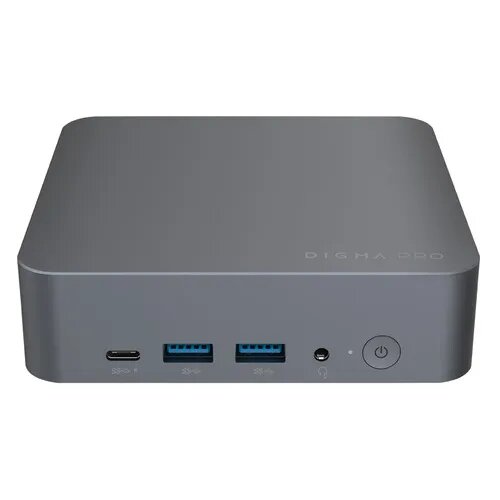 Неттоп DIGMA PRO Minimax X1, Intel Core i5 12450H, DDR5 16ГБ, 512ГБ(SSD), Intel UHD Graphics, Windows 11 Professional, серый [dpp5-adxw04]