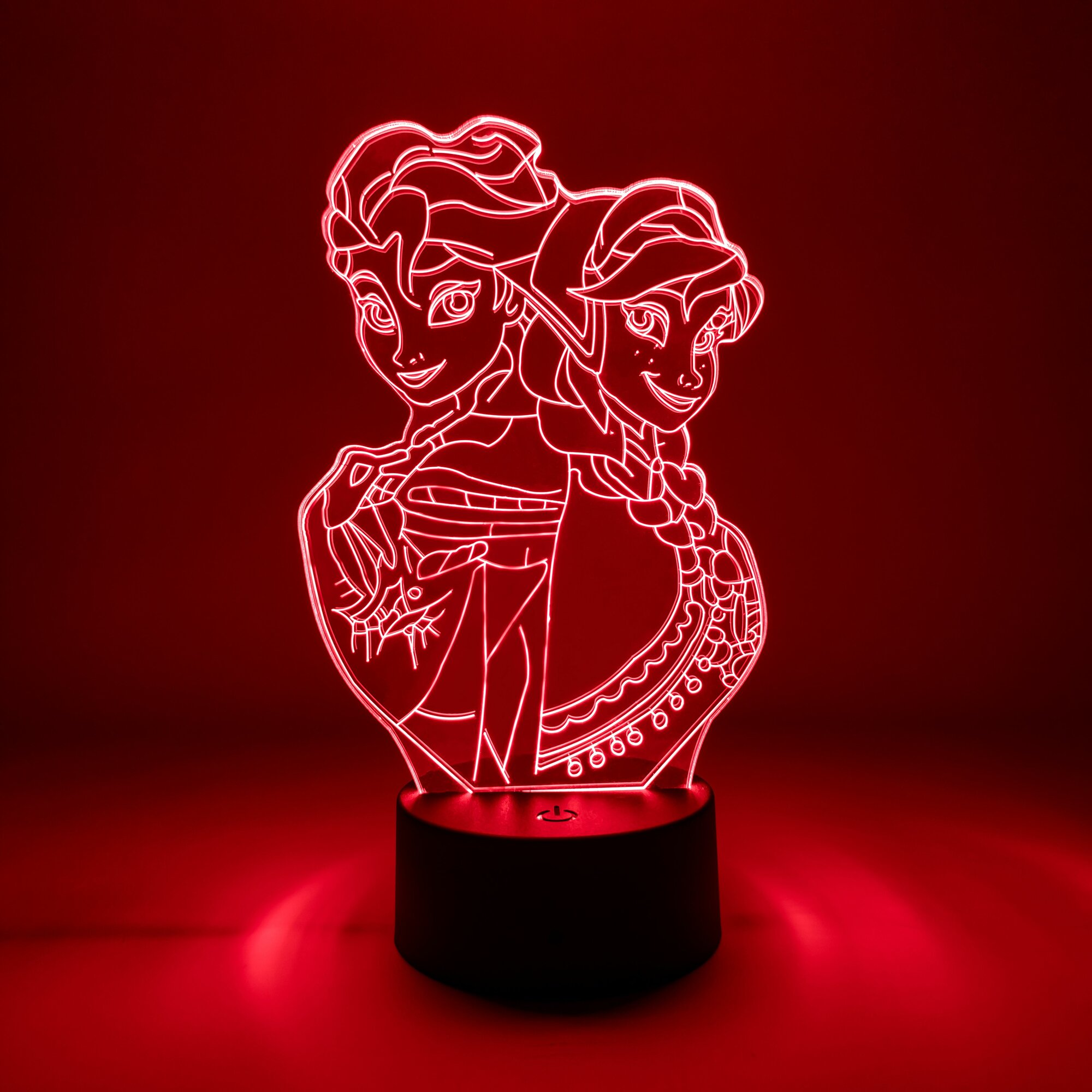 LED светильник Эльза и Анна из мультфильма 