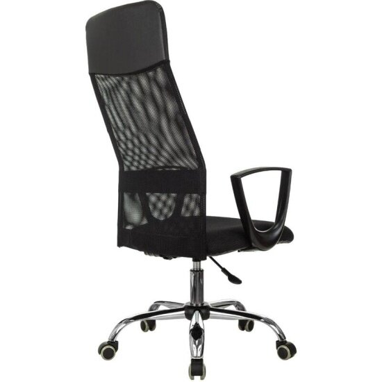 Кресло офисное Easy Chair VB_EChair-510 TW сетка/ткань черный хром — фото 1