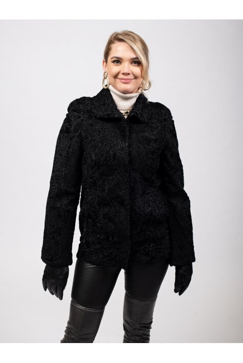 Шуба PDONNA, размер 44, черный