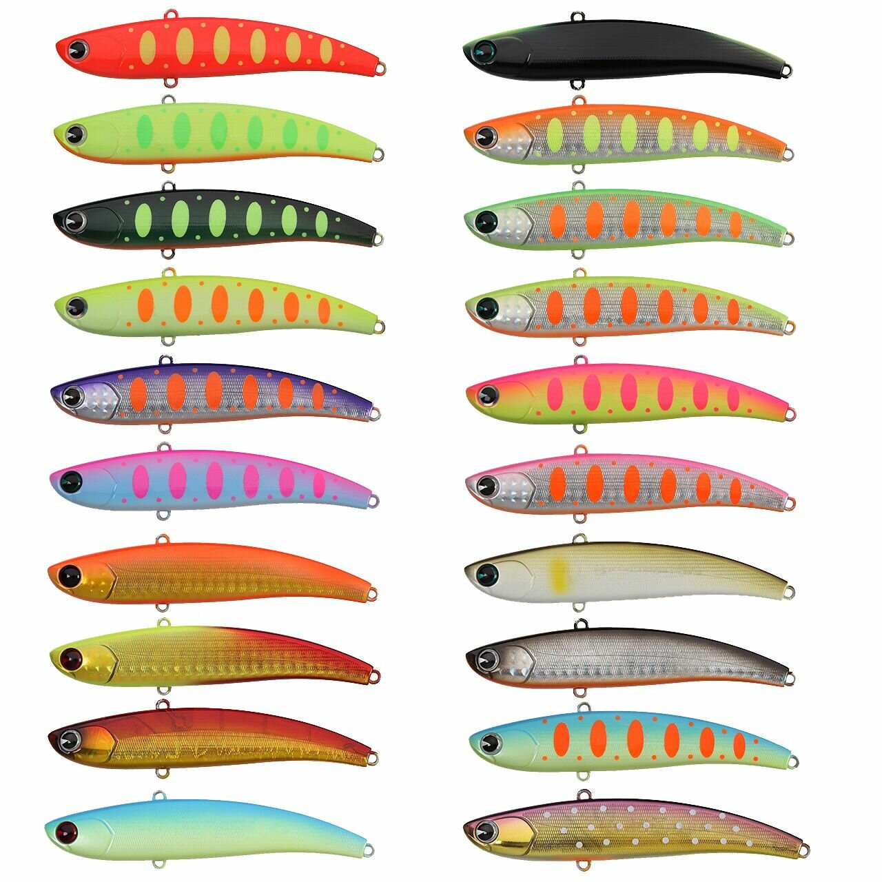 Воблер (Vib) Ima Koume 90мм 20гр Violet White Spotted — фото 1