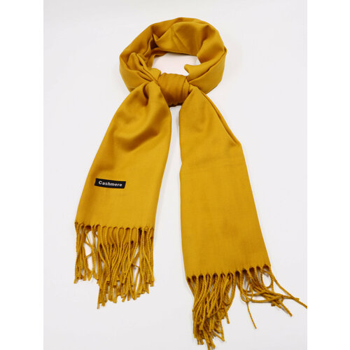 фото Шарф cashmere для женщин,180х70 см, универсальный, желтый