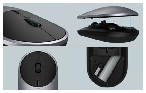 Картинки Беспроводная компактная мышь Xiaomi Mi Portable Mouse 2, черный