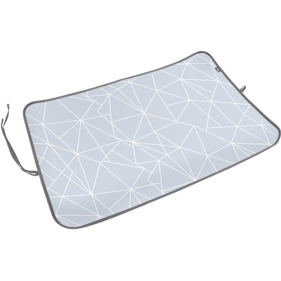 Коврик для глажки белья настольный Nika КГ/3 с линиями на сером 110 х 75 см