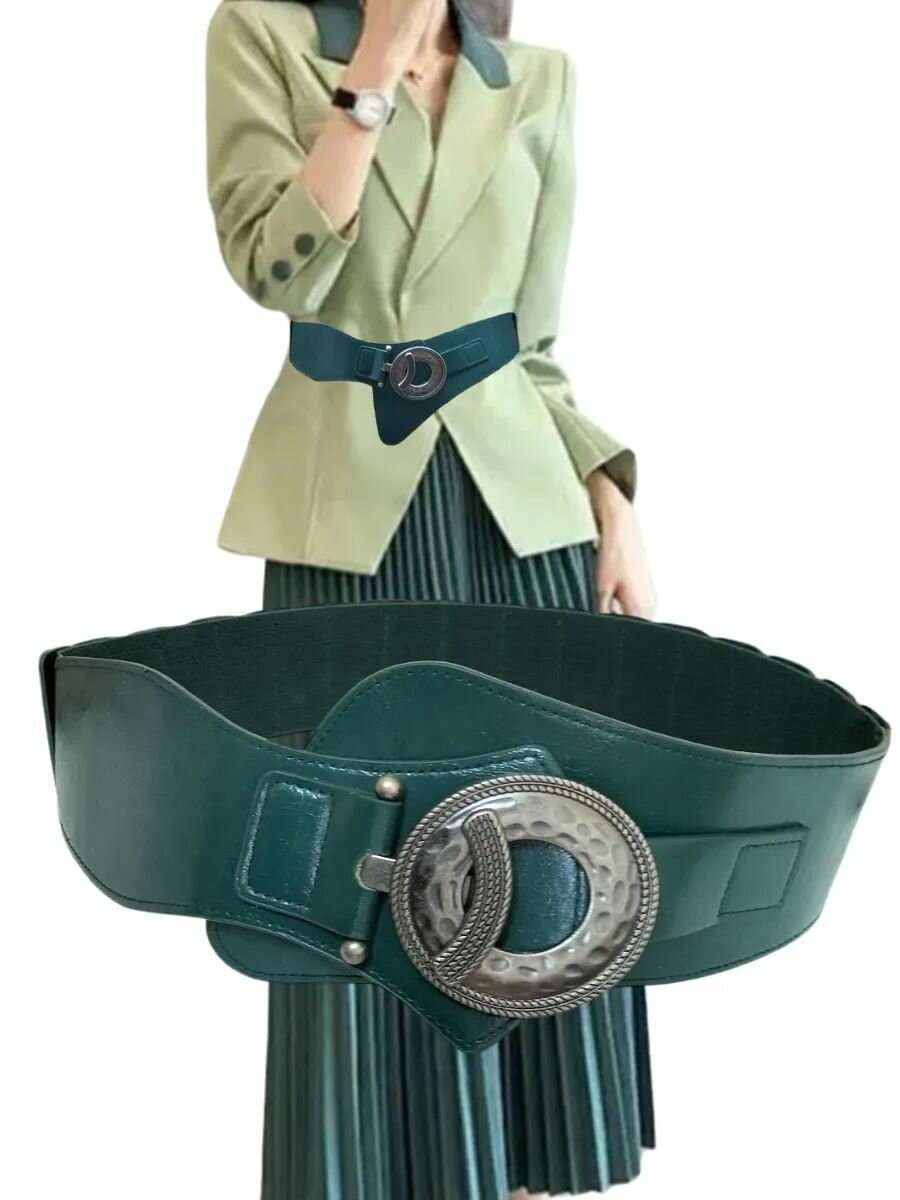 Ремень PICHIKO для женщин размер 80 зеленый