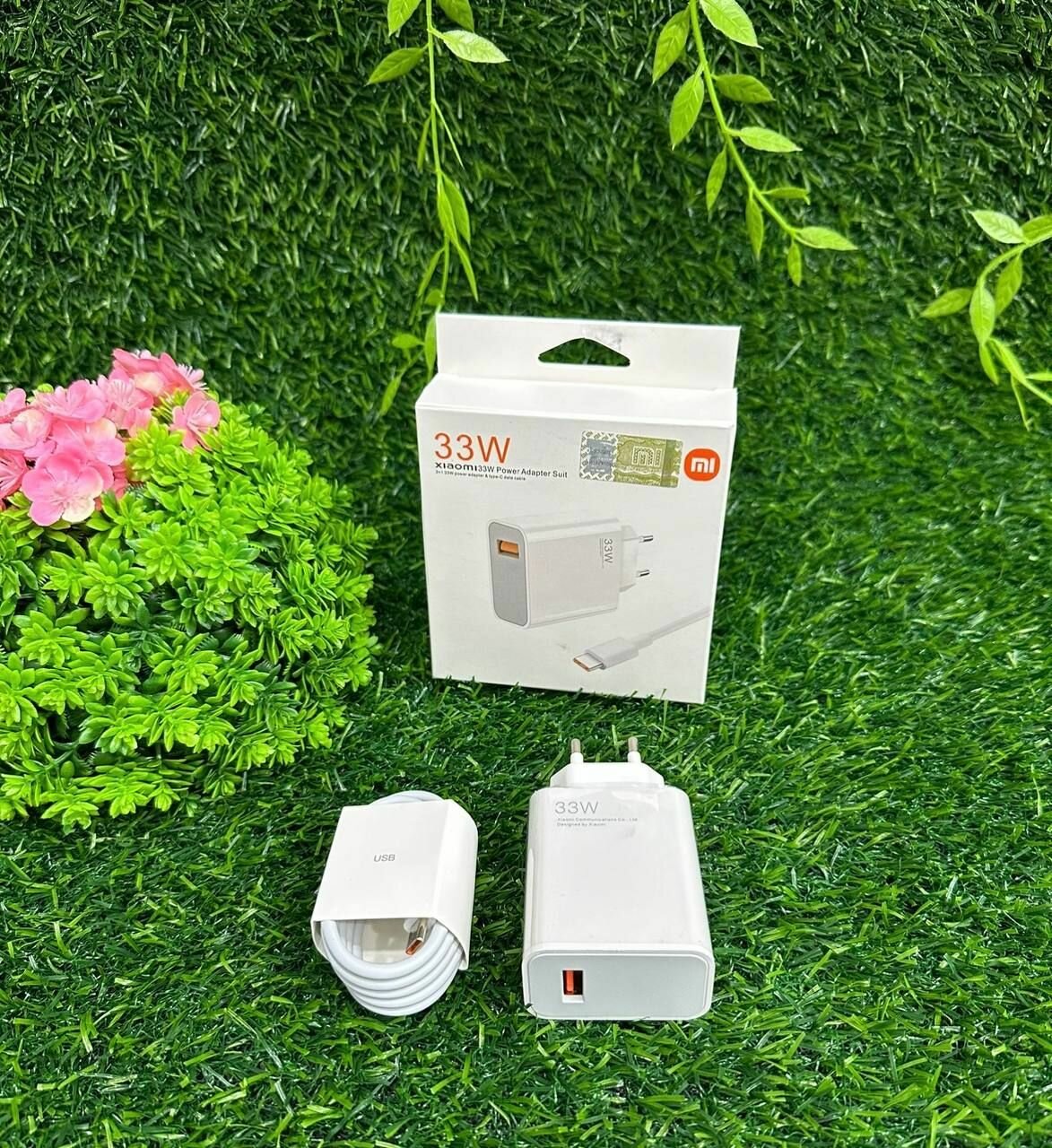 Зарядное устройство Xiaomi, для разных устройств, быстрая зарядка, 33Вт, кабель Type-C