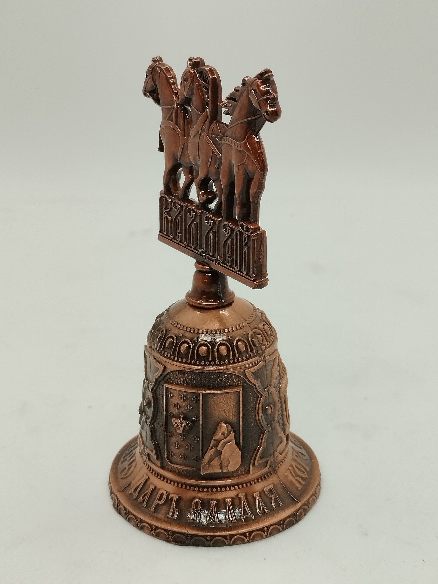 Колокольчик "валдай, Тройка", медный — фото 1