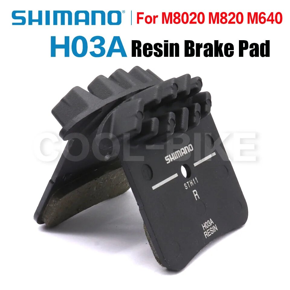 Тормозные колодки для велосипеда Shimano с радиатором (металлизированные (sintered)) - фото №6