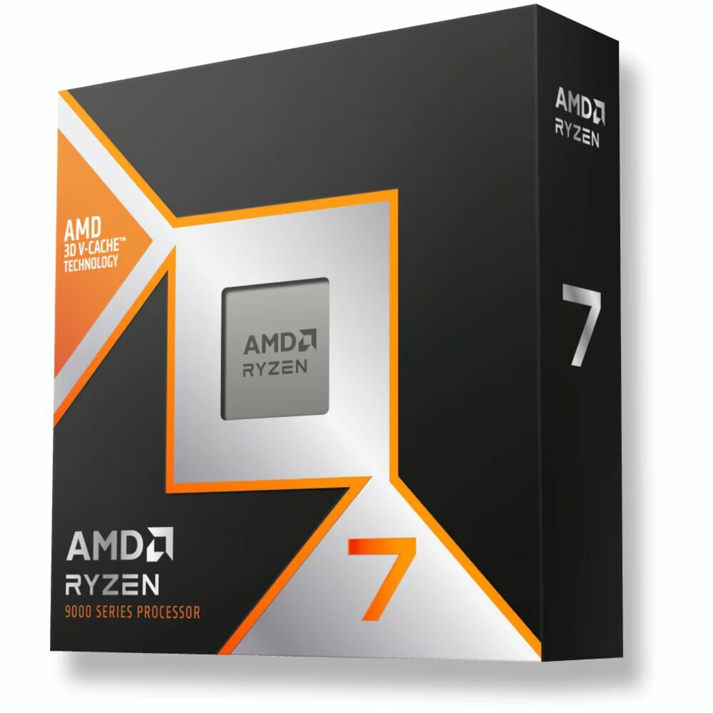 Процессор AMD Ryzen 7 9800X3D, 4.7ГГц, (Turbo 5.2ГГц), 8-ядерный, L3 96МБ, Сокет AM5, OEM