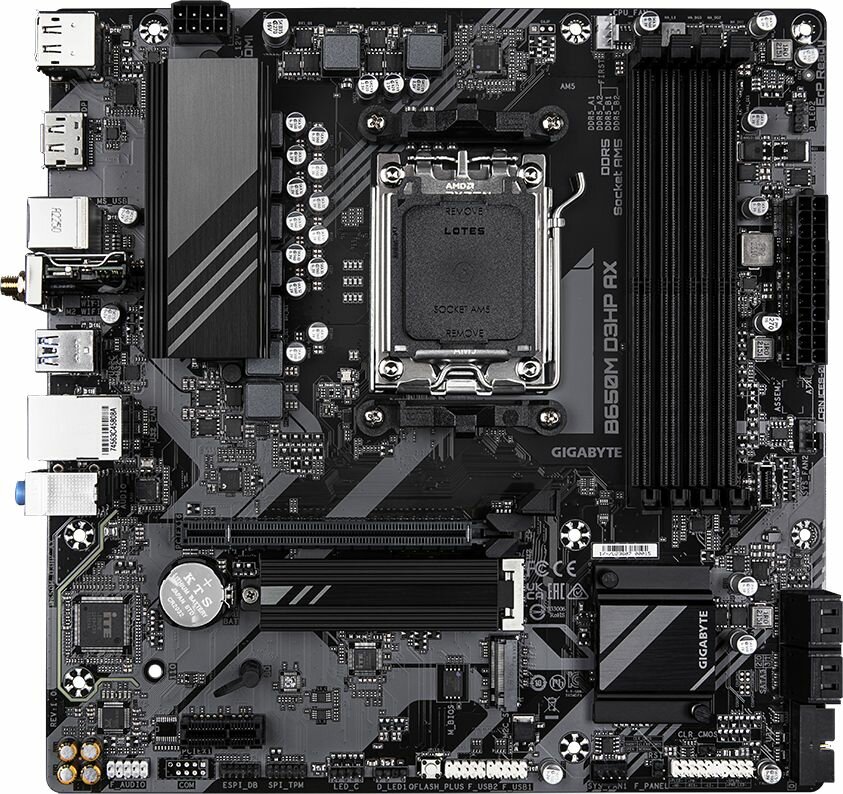 Материнская плата Gigabyte B650M D3HP AX B650M D3HP AX