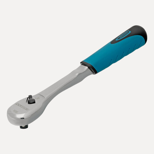 Изображение товара Ключ-трещотка 3/8", CrV, 90 зубьев, усиленный, хром (14054) Gross