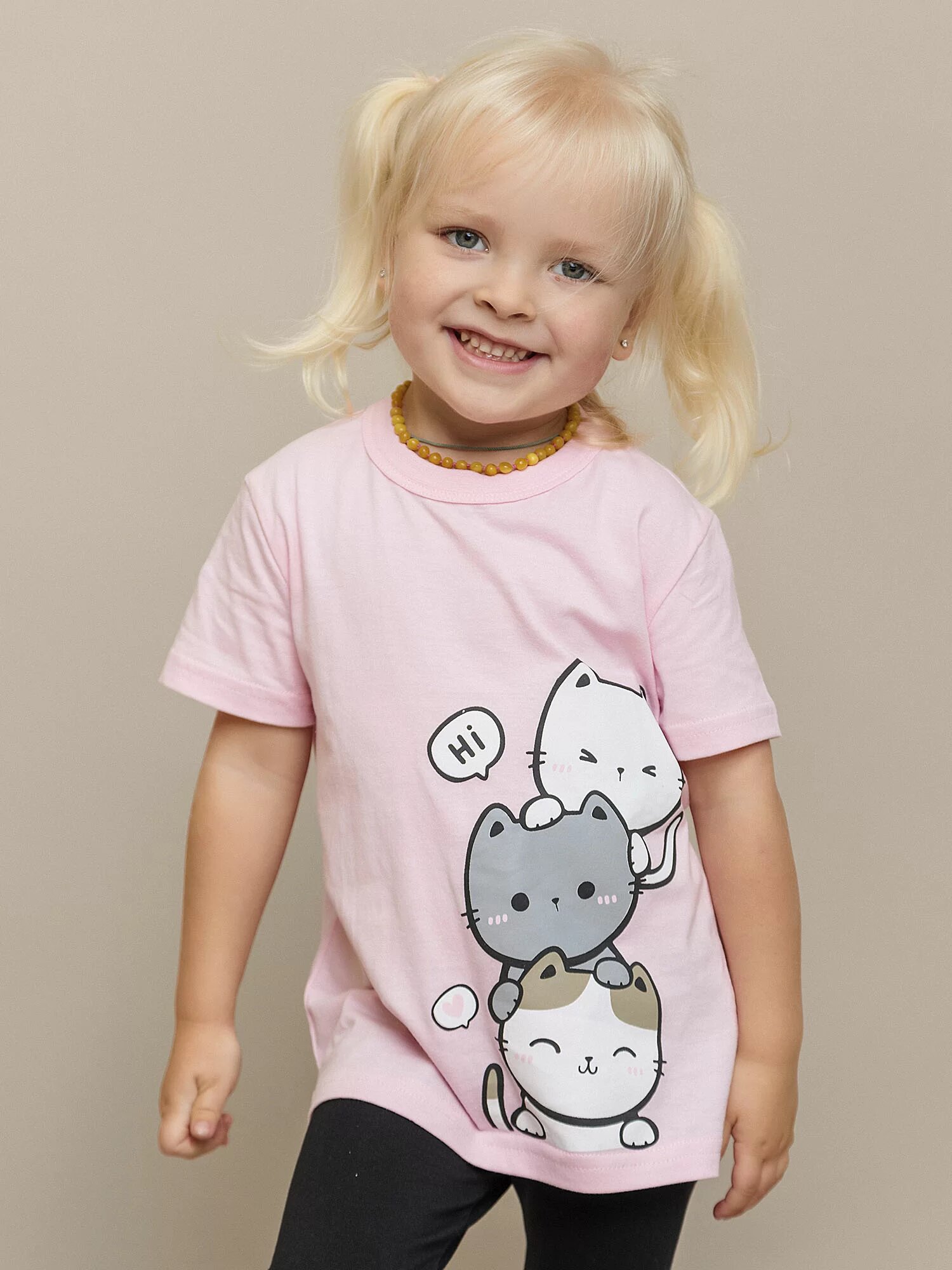 Футболка Batik, размер 122, розовый, — фото 1