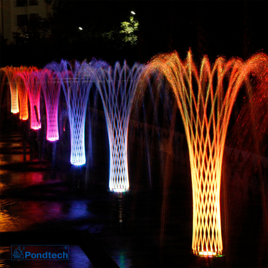 Фонтанная насадка "Песочные часы" Pondtech SL40, серебристый, нержавеющая сталь — фото 1