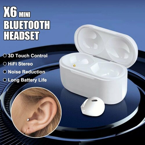 Мини-наушники Bluetooth 51 беспроводные наушники-вкладыши невидимые наушники Hi-Fi стерео умные сенсорные спортивные игровые гарнитуры для сна 1797₽