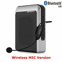 Усилитель голоса T18 30 Вт UHF беспроводной микрофон Bluetooth 5, 0, Wireless Mic Black