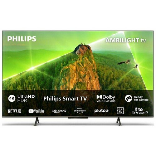 Телевизор Philips 55PUS810860 разрешение 4К 3840x2160 серый 89900₽