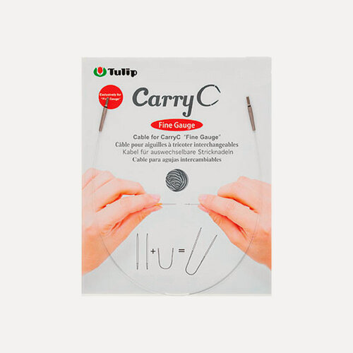 Изображение товара Тросик для съемных спиц CarryC "Fine Gauge", длина 80см, пластик, Tulip, CTMM-72
