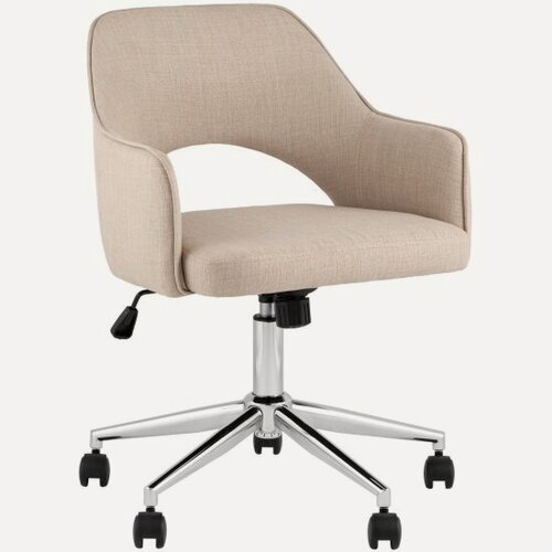 Изображение товара Кресло офисное Stool Group Кларк, рогожка, бежевый