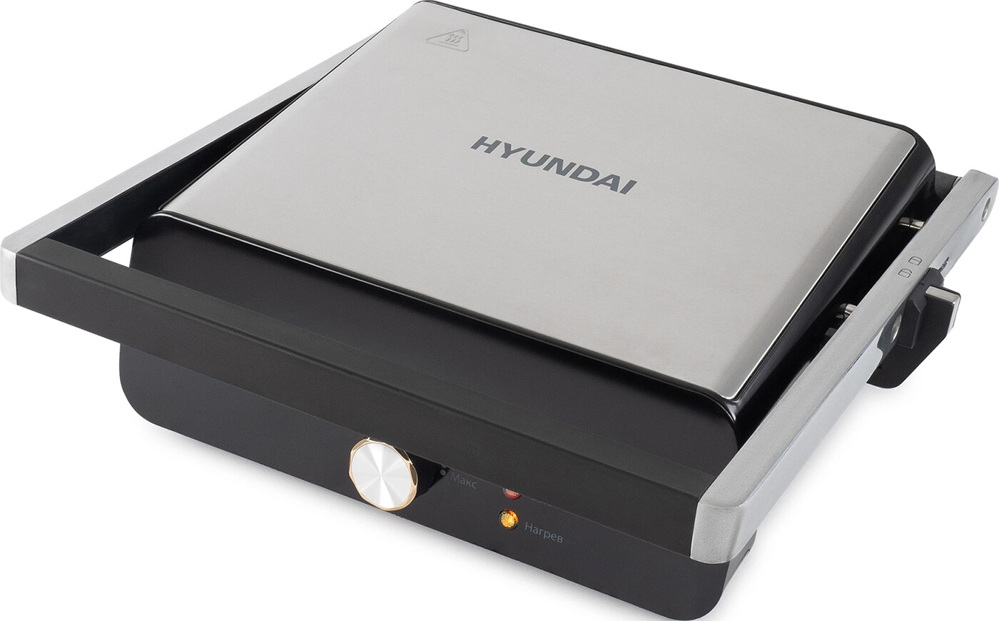 Электрогриль Hyundai HYG-2044 2000 Вт черный/черный